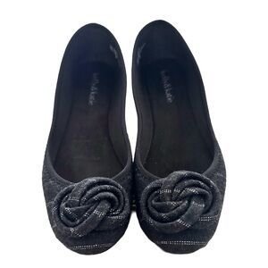 Women’s kelly & katie “Lexee” Grey Stripe Ballet Flats, Size 8